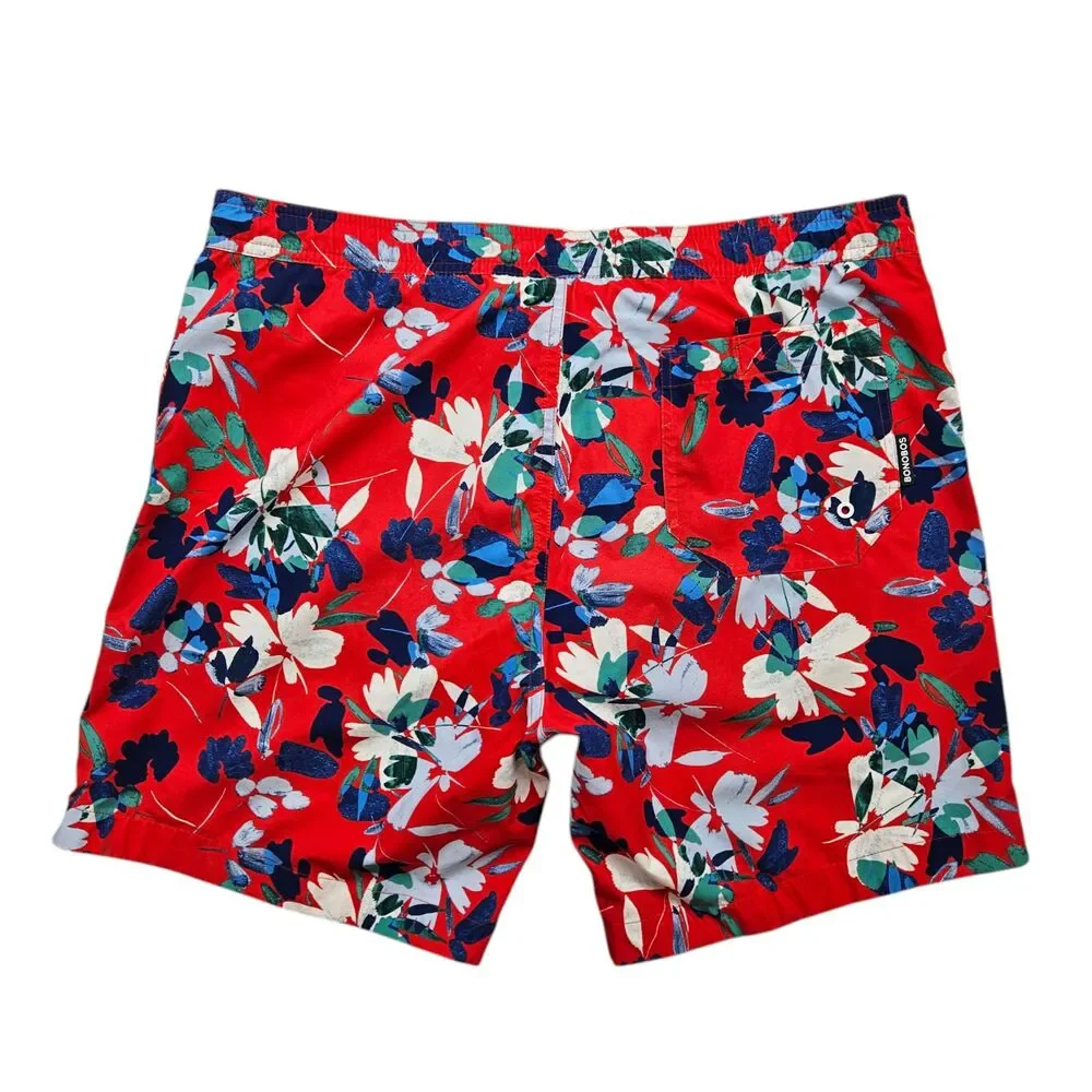Bonobos Riviera Recycled Swim Trunks Shorts Mens Small Rio Floral Lined - Picture 7 of 8